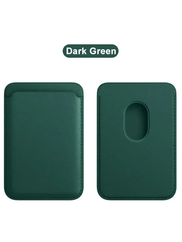 Leather Wallet Case For iPhone 15 Pro Max Magsafe Wallet Leather Compatible For iPhone 14 13 12 Card Holder with MagSafe Magnet