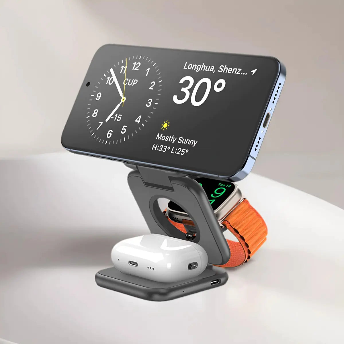 3-in-1 Folding Magnetic Wireless Charger